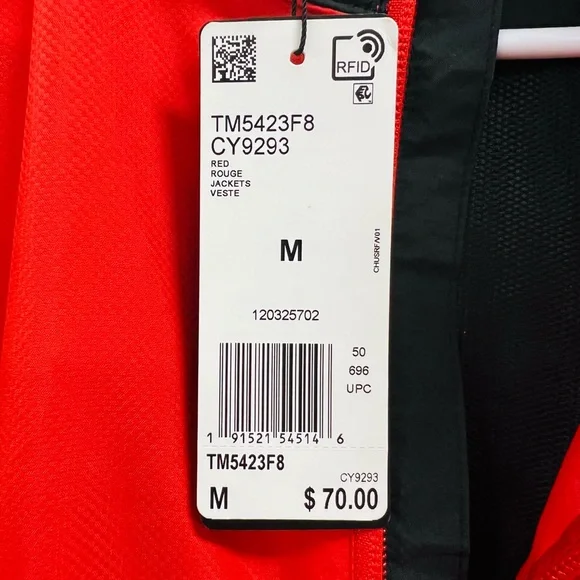 Adidas Essentials Club Wind Vest Red/Black CY9293 Men's Size M - Picture 11 of 11